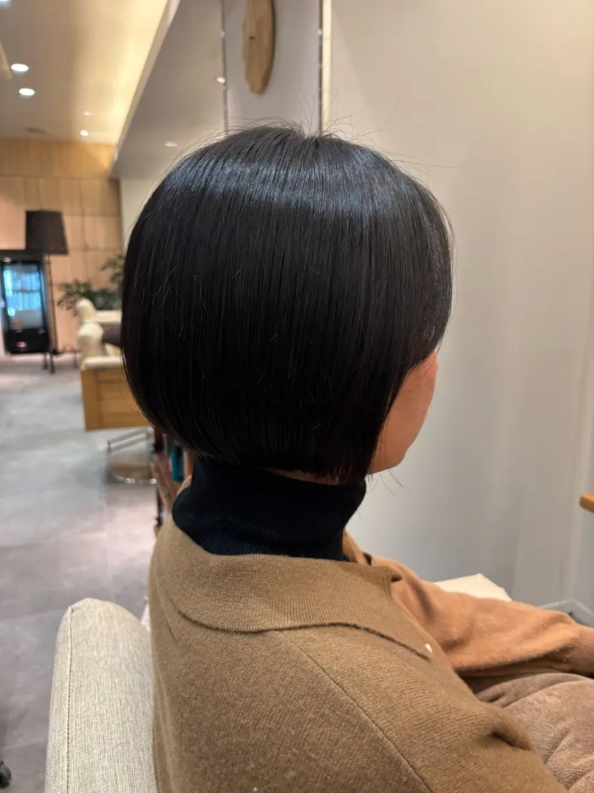 ショート ショートボブ 丸みショート ボブ ショートヘア 小顔カット 大川 愛未のヘアスタイル