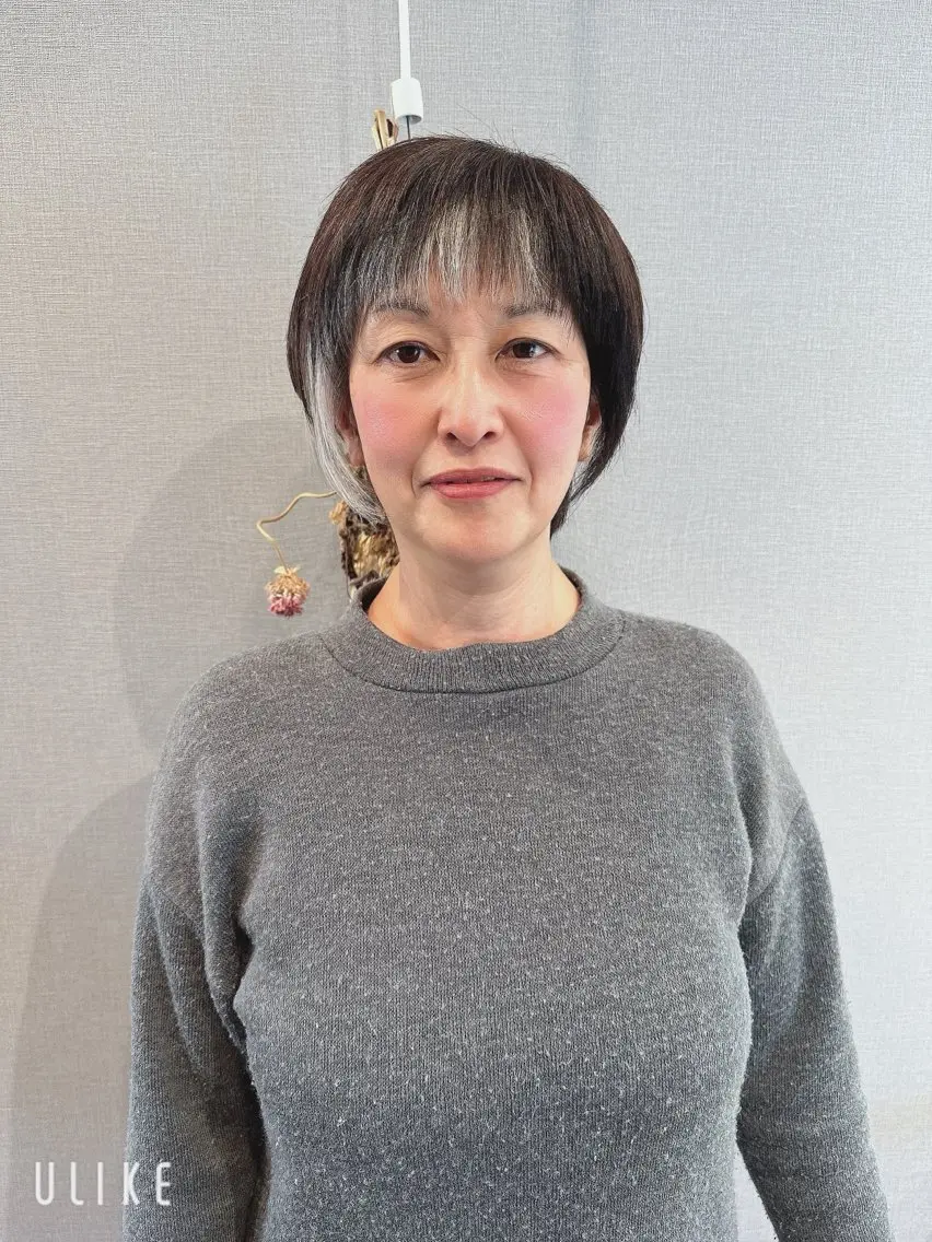 ショート カラー インナーカラー ヘアカラー K Harukaのヘアスタイル