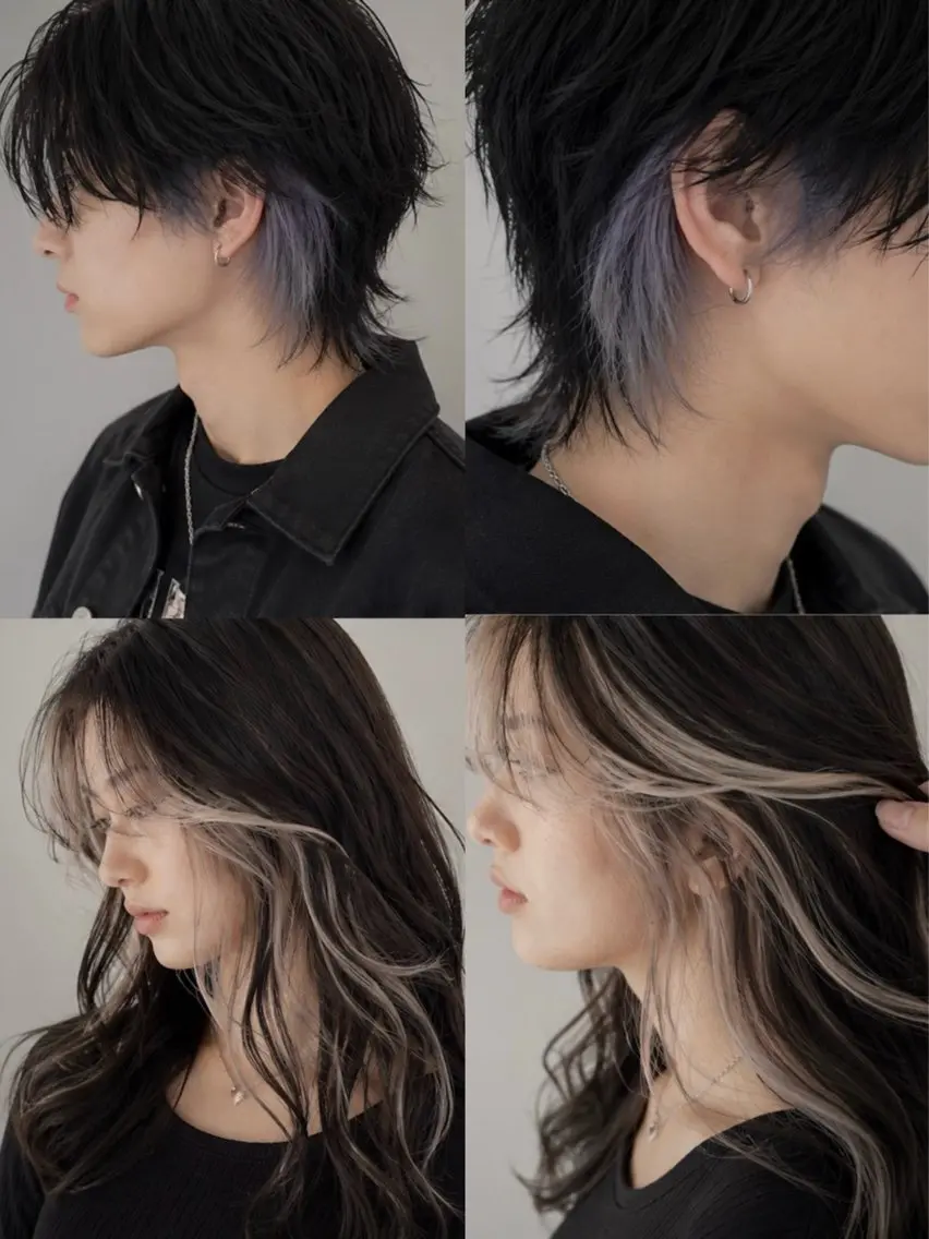 【フェイスフレーミング💿orイヤリングカラー🔮】〔デザインカラー/ブリーチ/ケアブリーチ/ハイトーン〕の写真
