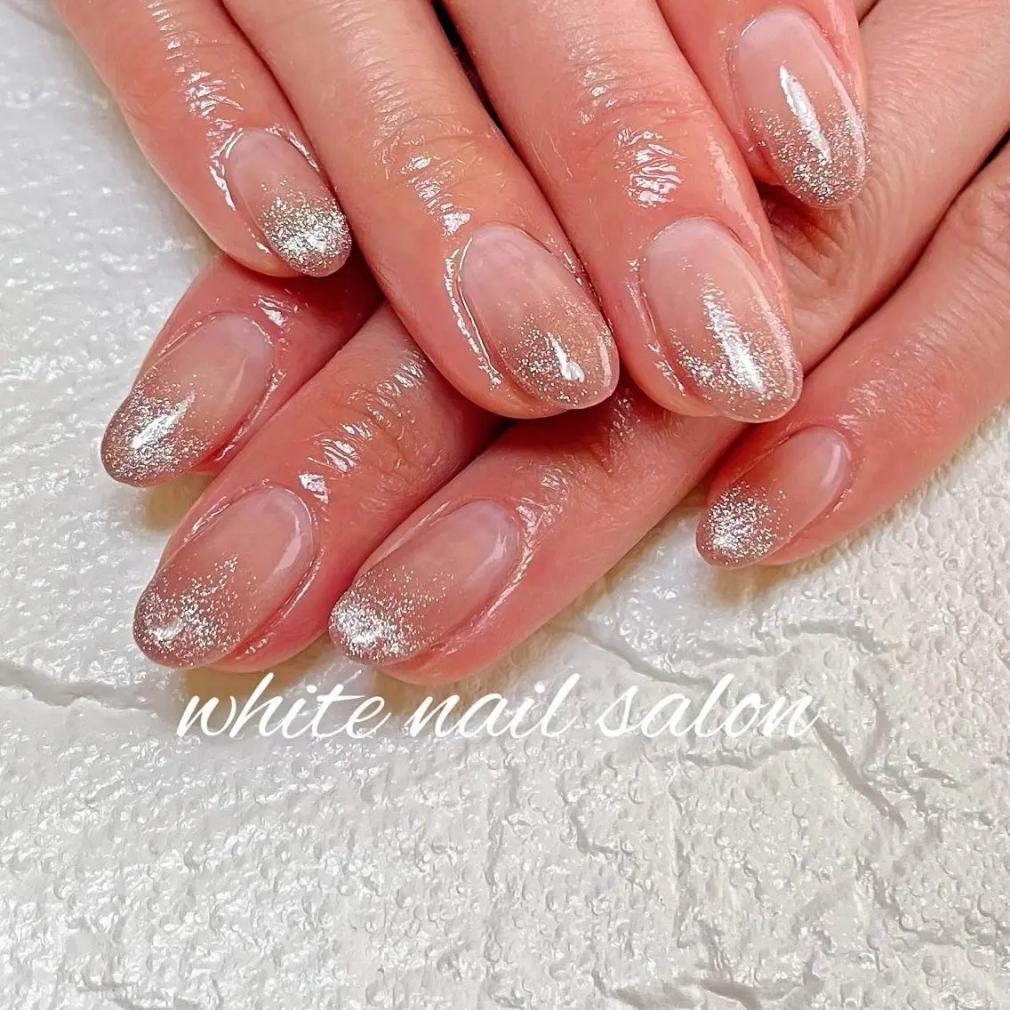 ネイル 持ち込み ハンドネイル white nail salonのネイルデザイン