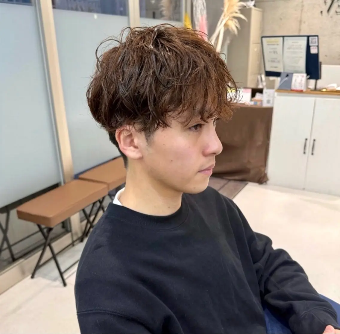 メンズ カット パーマ 榎本雪来⛄️ メンズカット✂️のヘアスタイル