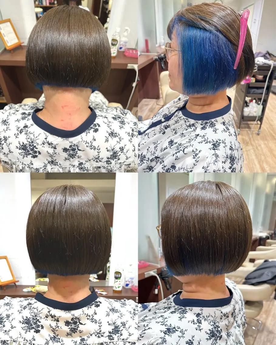 ショート ボブ 宇都 唯のヘアスタイル