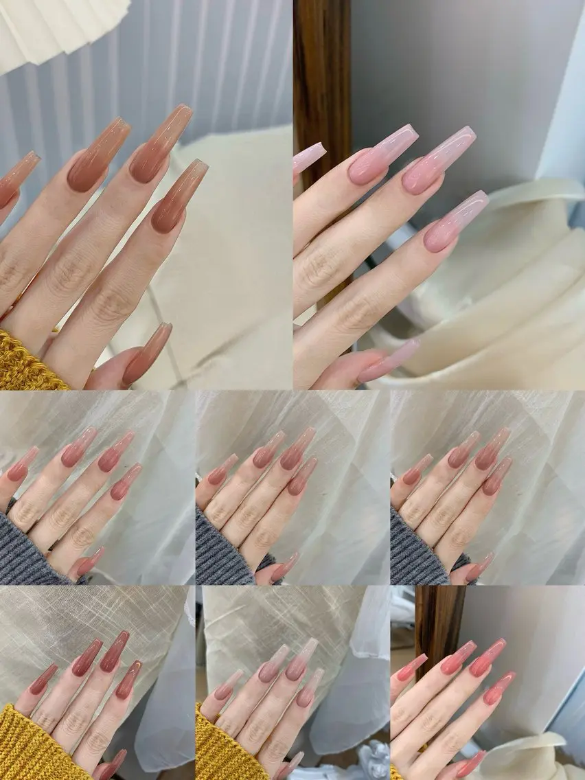 セミロング めぐみのネイルサロン スタッフ練習のネイルデザイン