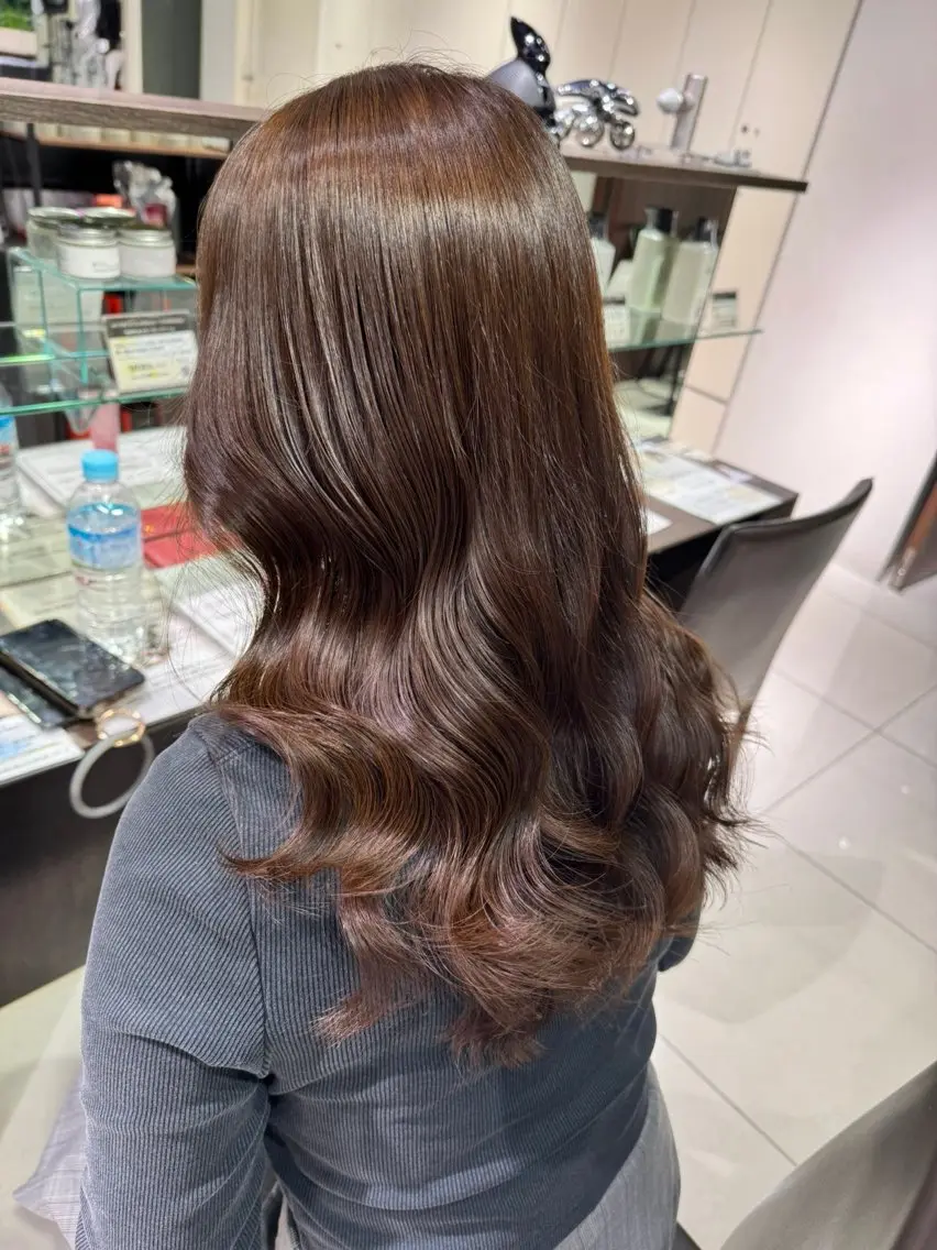 ロング ヘアカラー 沙瞳sara🎀🫧 /カラーNo.1のヘアスタイル
