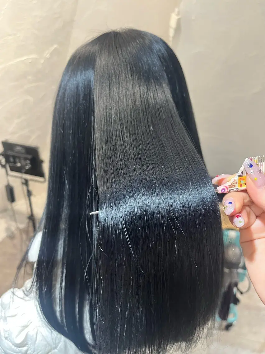 ロング カラー 新宿/髪質改善 艶カラー👶Renaのヘアスタイル