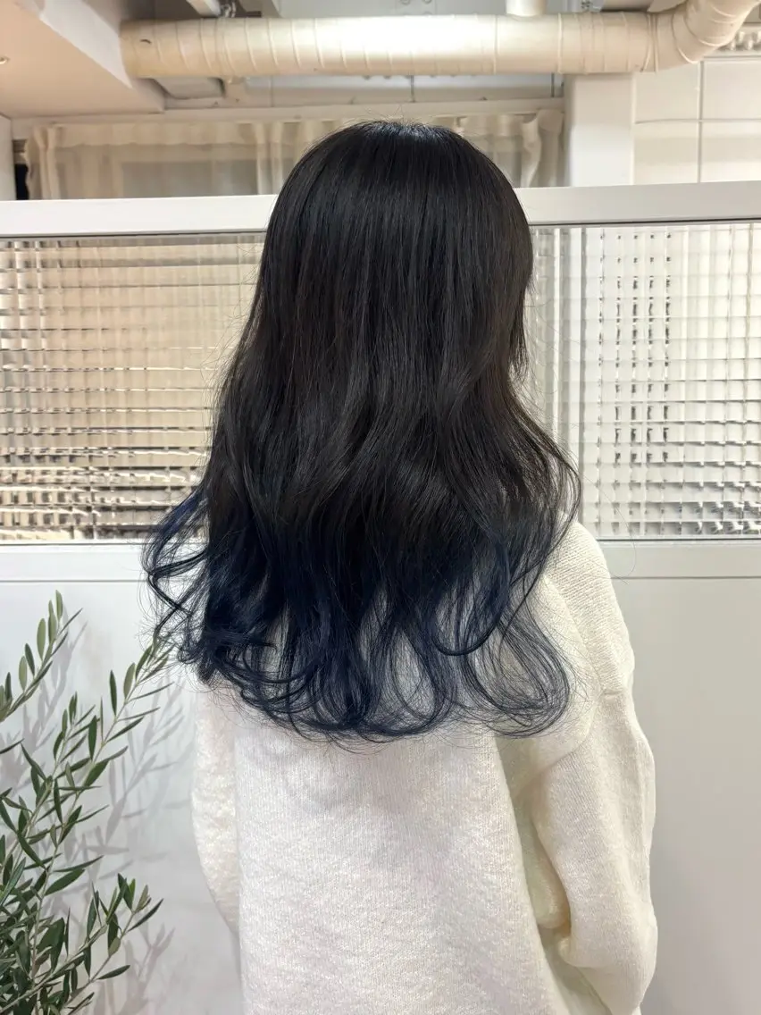 ロング ヘアカラー トリートメント 韓国レイヤー/ヘア カラー🎀ayamiのヘアスタイル