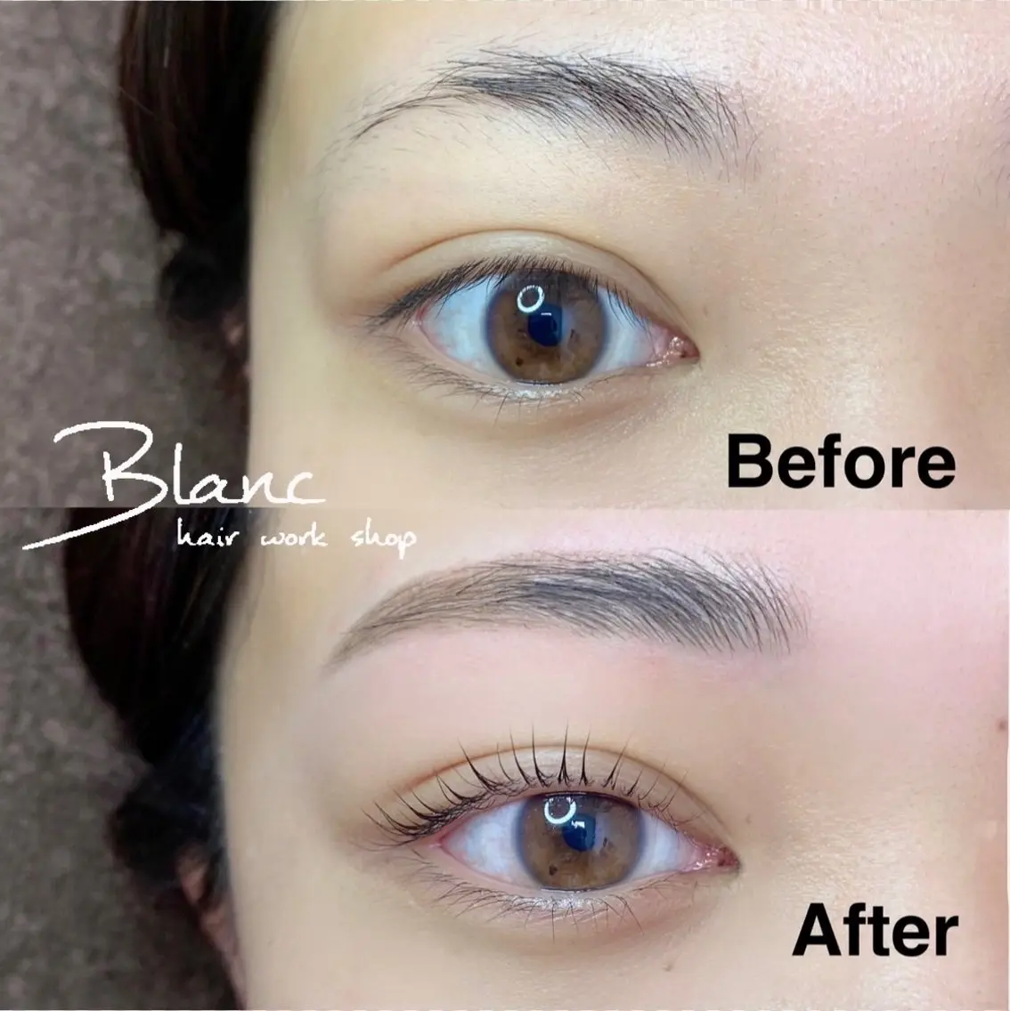 マツエク・マツパ パリジェンヌラッシュリフト Blanc梅田茶屋町 【まつげパーマ・眉】のマツエク・マツパデザイン