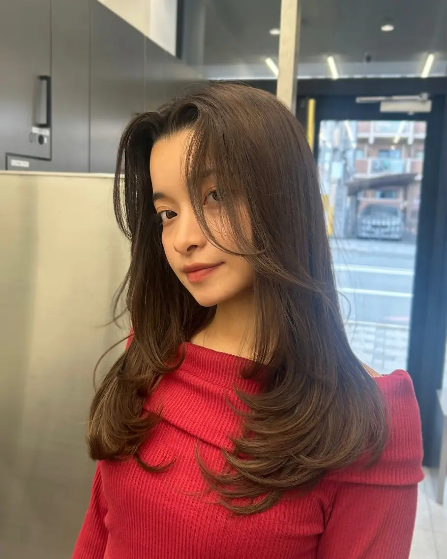 ロング レイヤーカット 大人レイヤー/艶美髪 🇺🇸TOMONAのヘアスタイル