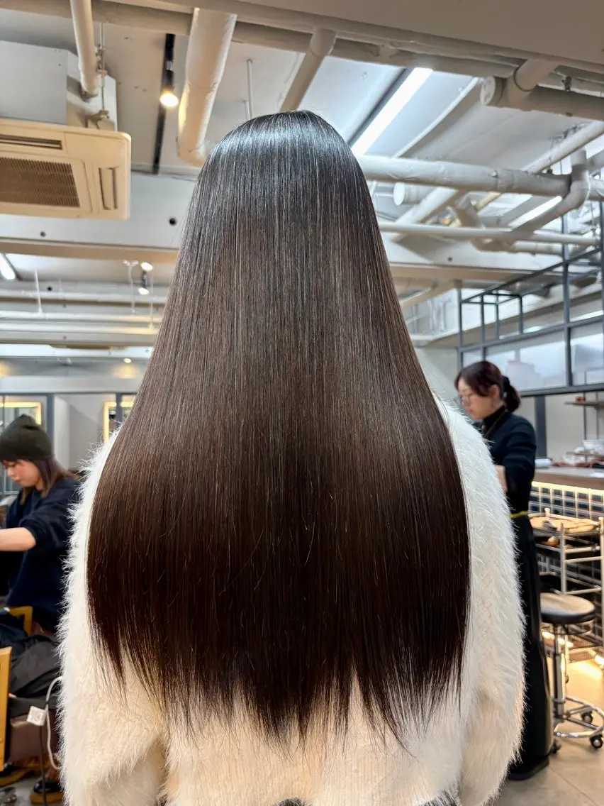 ロング 縮毛矯正 カット 縮毛矯正 💎艶髪／縮毛特化 世麗💎のヘアスタイル