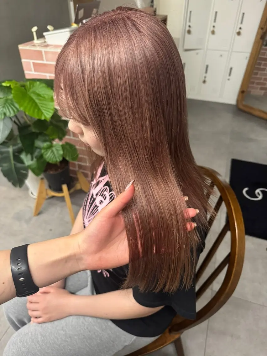 🌙ヘーゼルベージュ レイヤーカット🌙のヘアスタイル