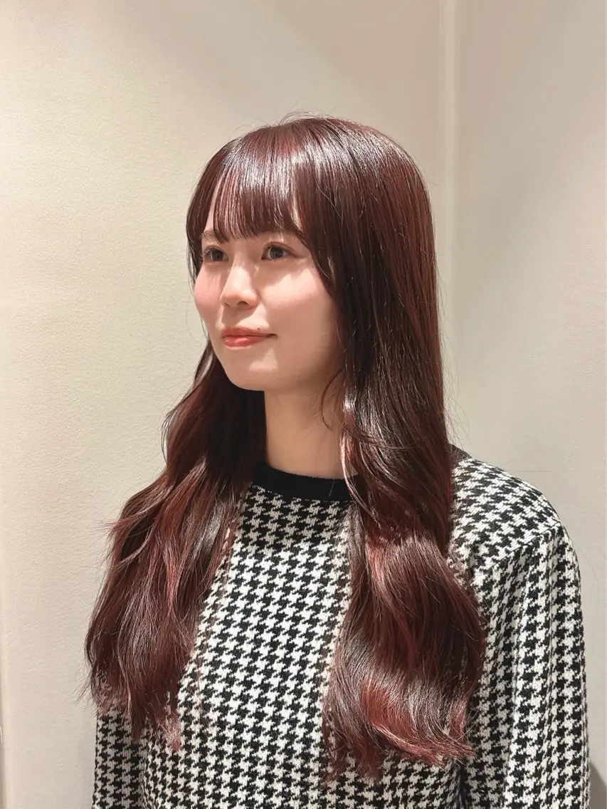 ご新規様価格✨透明感カラー+トリートメント/ロング料金なしの写真