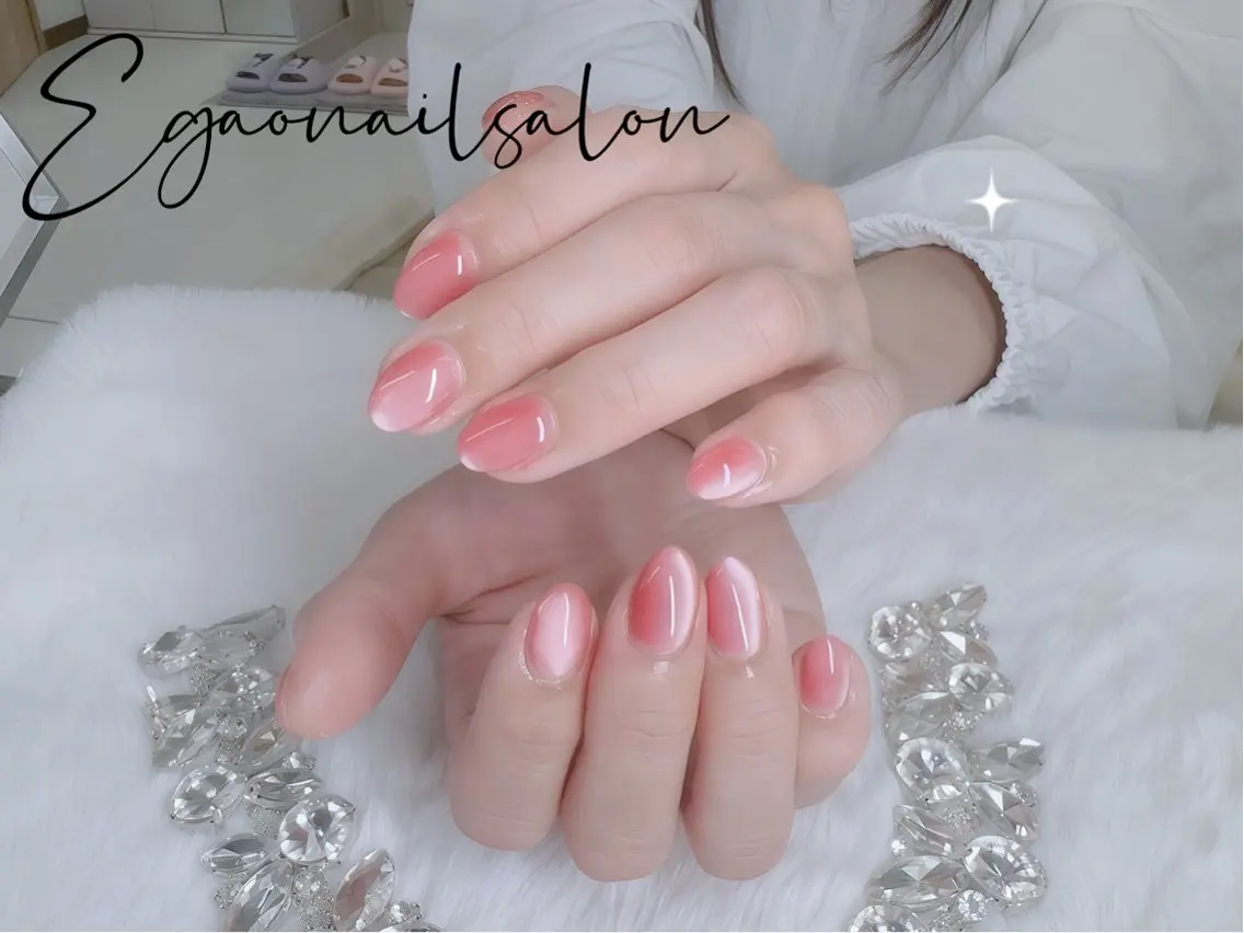 ネイル アートネイル フットネイル フレンチネイル ジェルネイル グラデーション ハンドネイル EGAO NAIL 錦糸町店のネイルデザイン