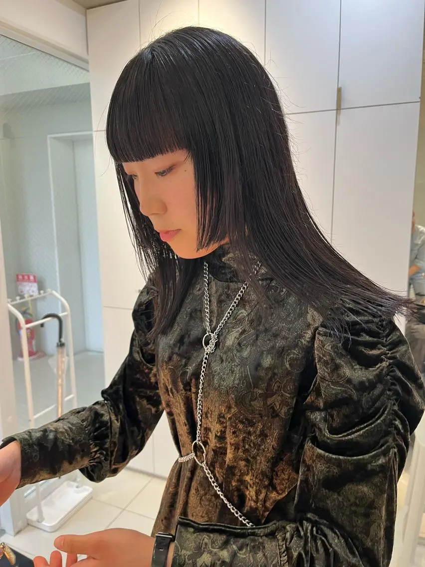 【◉メンテcut🪄】顔周り+前髪cut(♡)(施術時間30分)仕上げ付🫶🏻#レイヤー#シースルーバングの写真