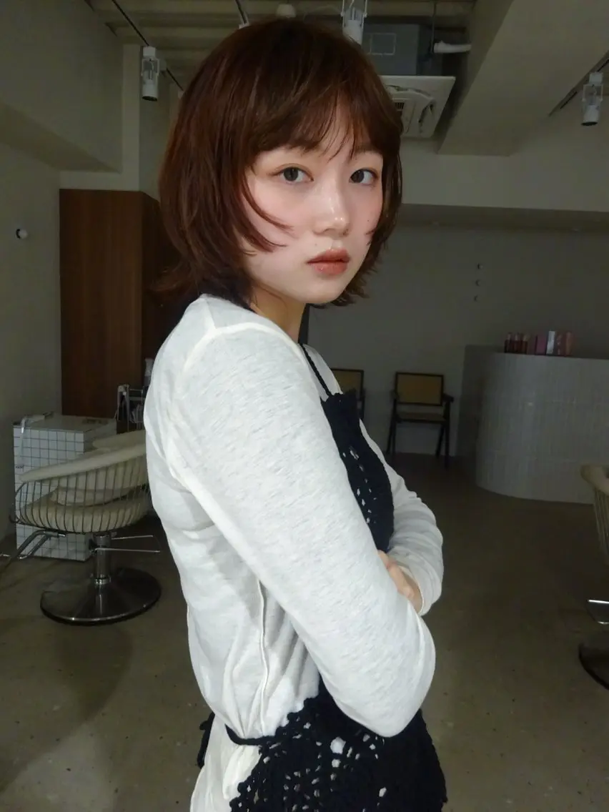 大人気👑レイヤーカット+艶✨イルミナカラー+2stepトリートメント🫧の写真
