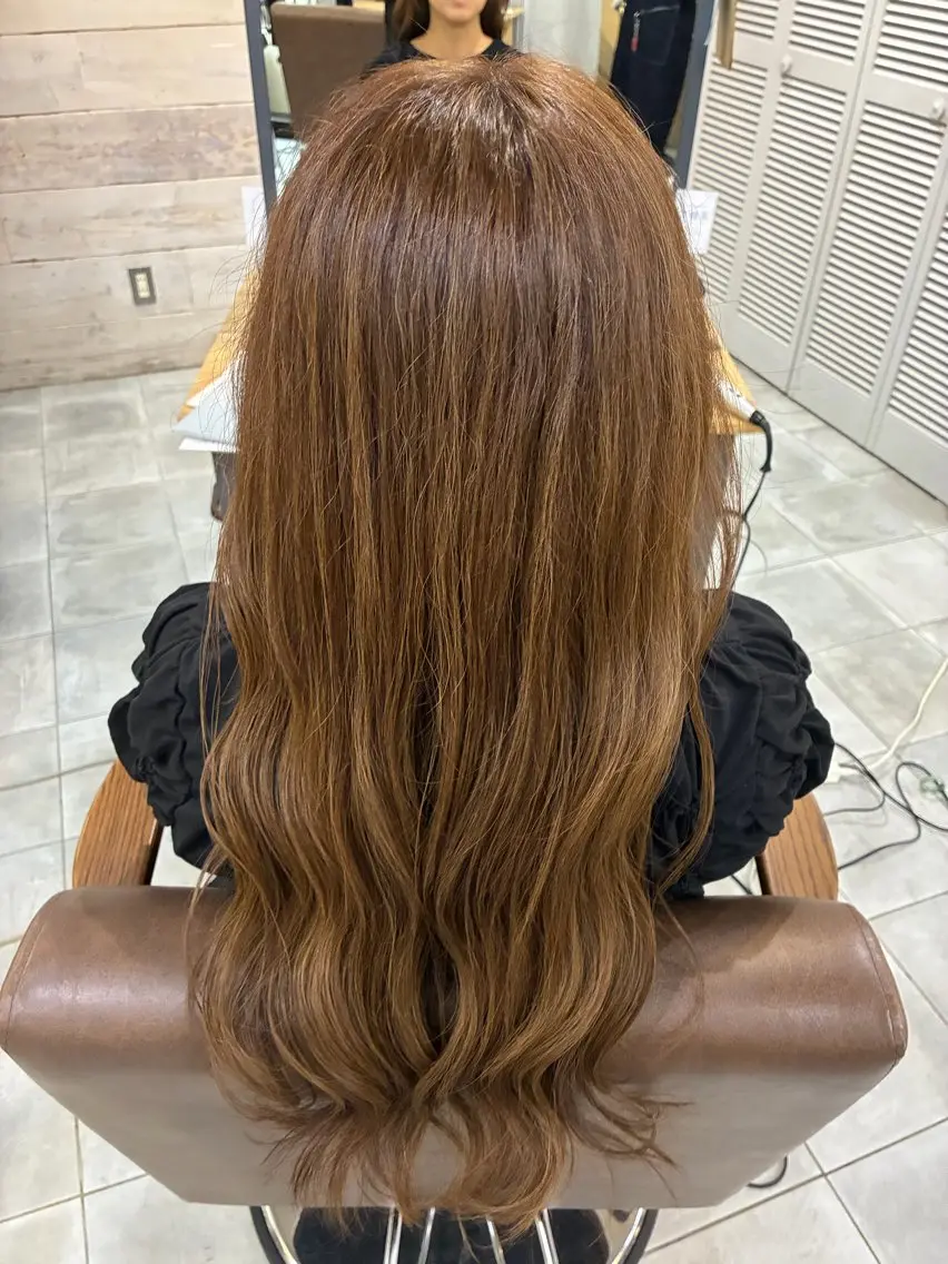 ロング カラー カット ヘアカラー トリートメント ❄️中野侑香❄️ ハイライト/ブリーチのヘアスタイル
