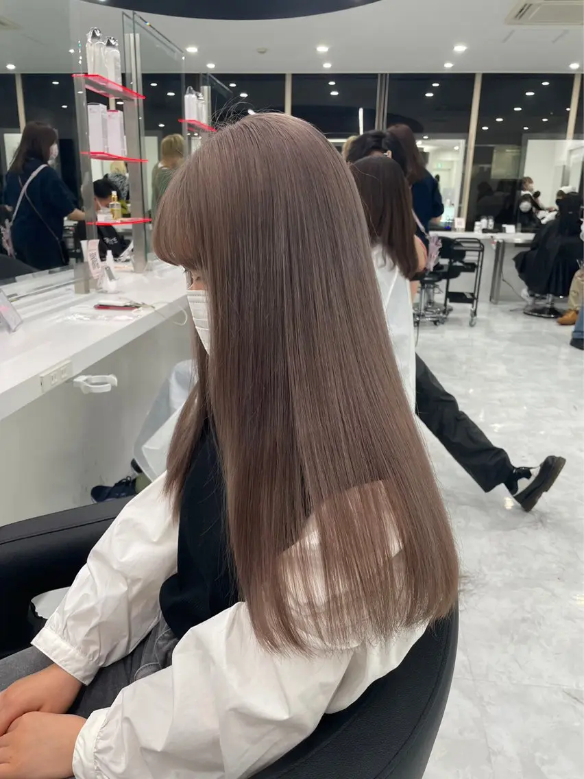 セミロング カラー ヘアカラー トリートメント ヘアセット Kawahara WATARUのヘアスタイル