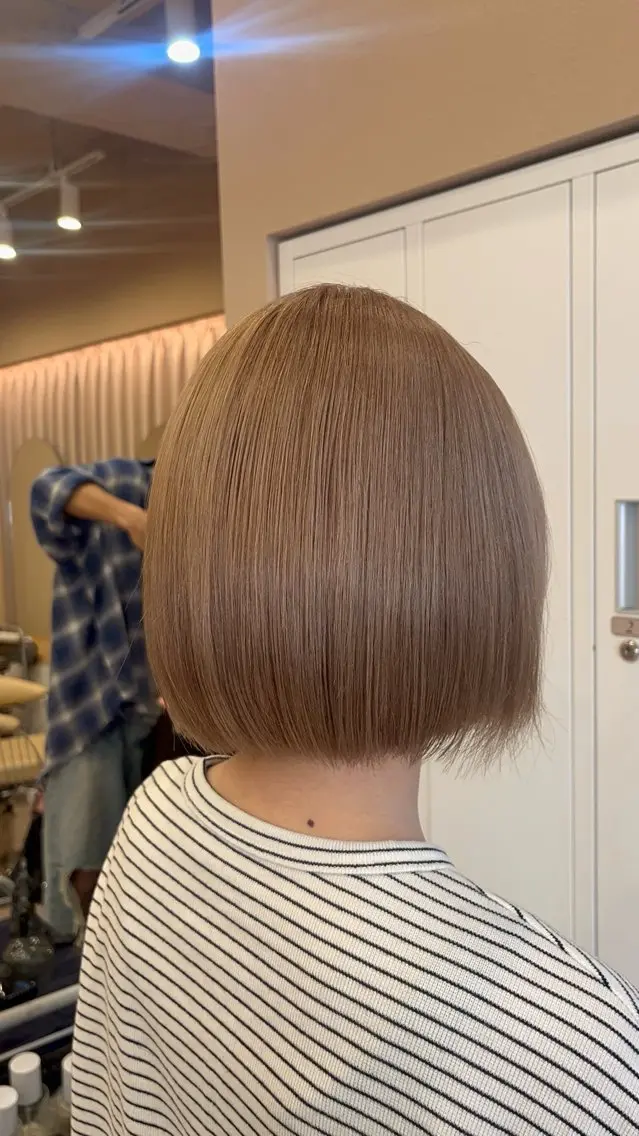 ミディアム カラー ヘアカラー トリートメント 💚 AKI 💚のヘアスタイル
