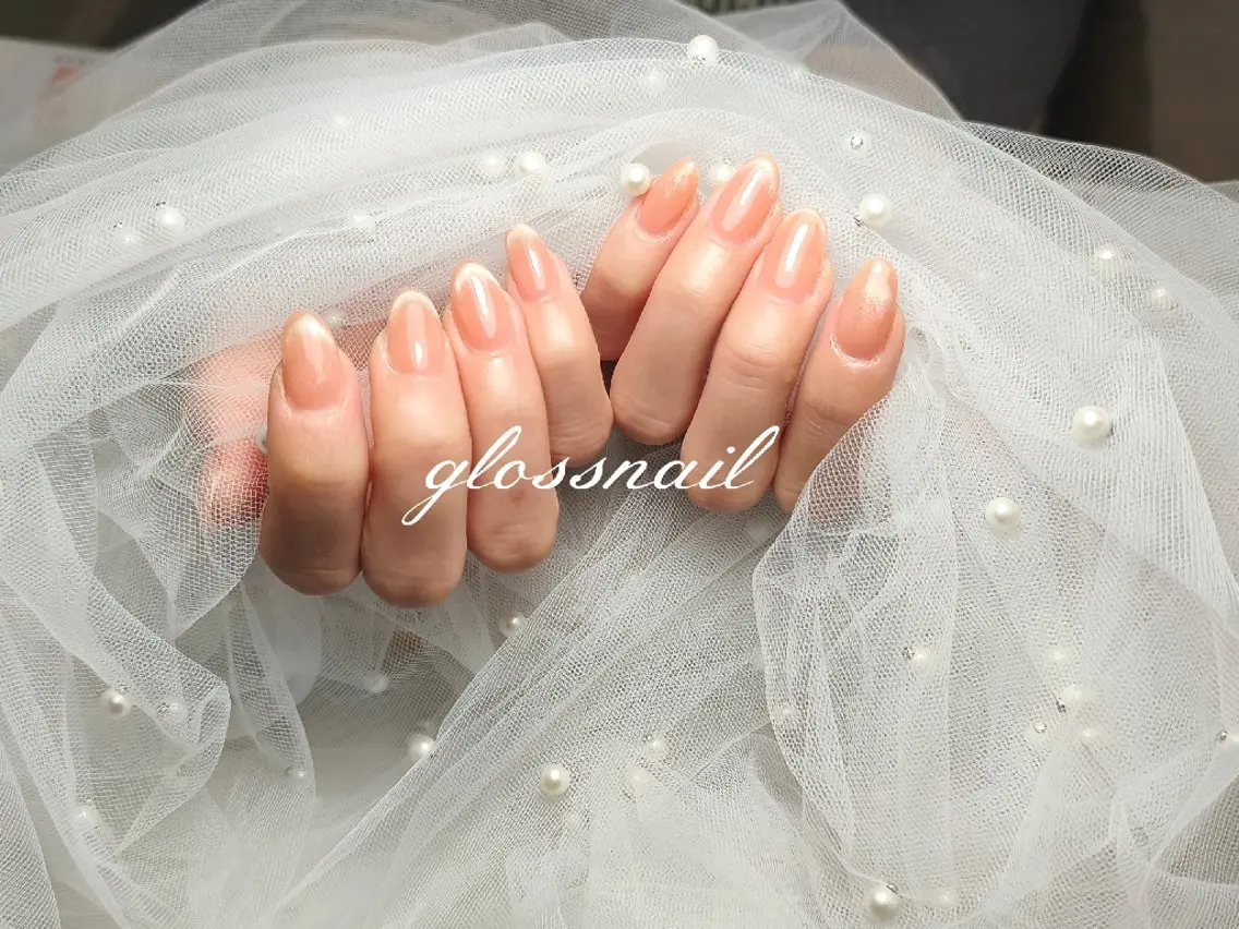 ネイル アヤカ☘️Gloss nailのネイルデザイン