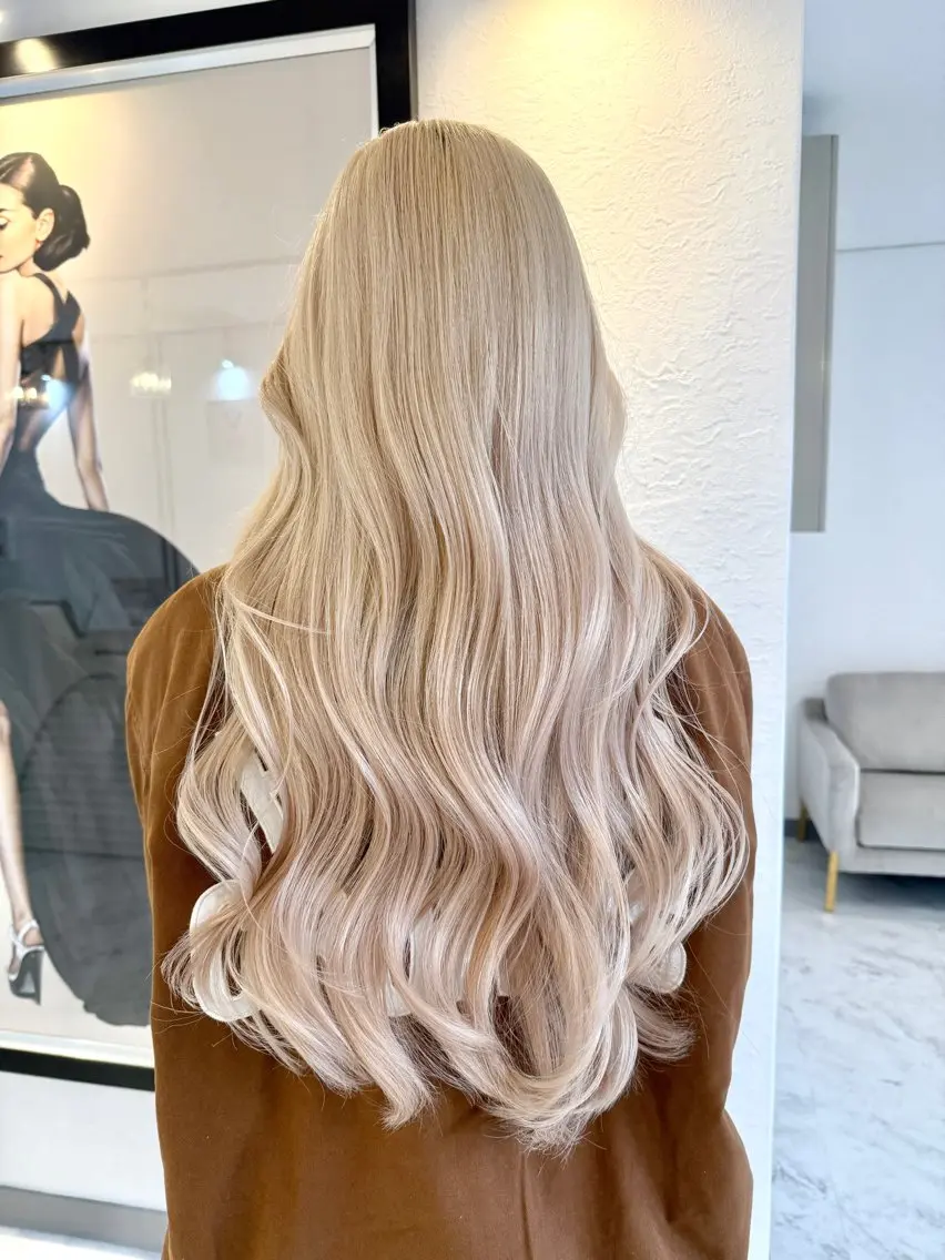 ロング カラー ヘアカラー 𝐑𝐀𝐈𝐇𝐀 /カラーモデル🤍のヘアスタイル