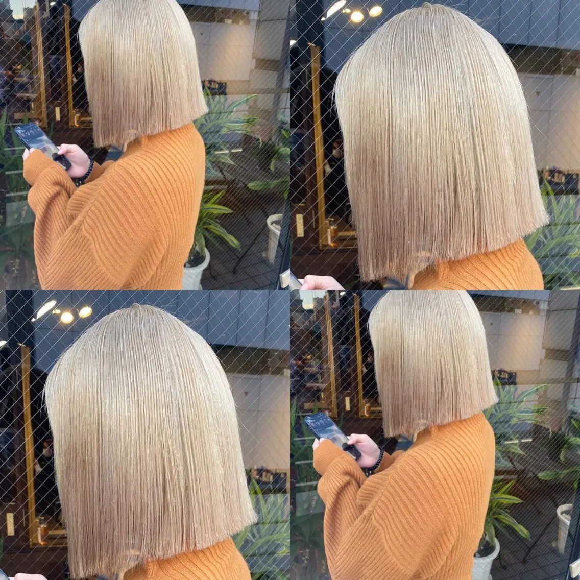 セミロング カラー ベージュカラー ブリーチ ダブルカラー ハイトーンカラー イルミナカラー 🧡色落ちまで2度 楽しめる🧡ヨシキのヘアスタイル