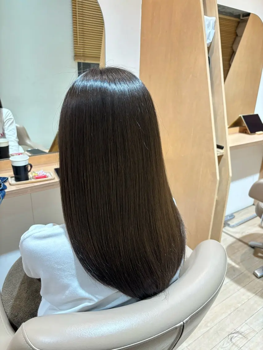 セミロング カット ヘアカラー トリートメント 【Amphi Tokyo】宮原のヘアスタイル