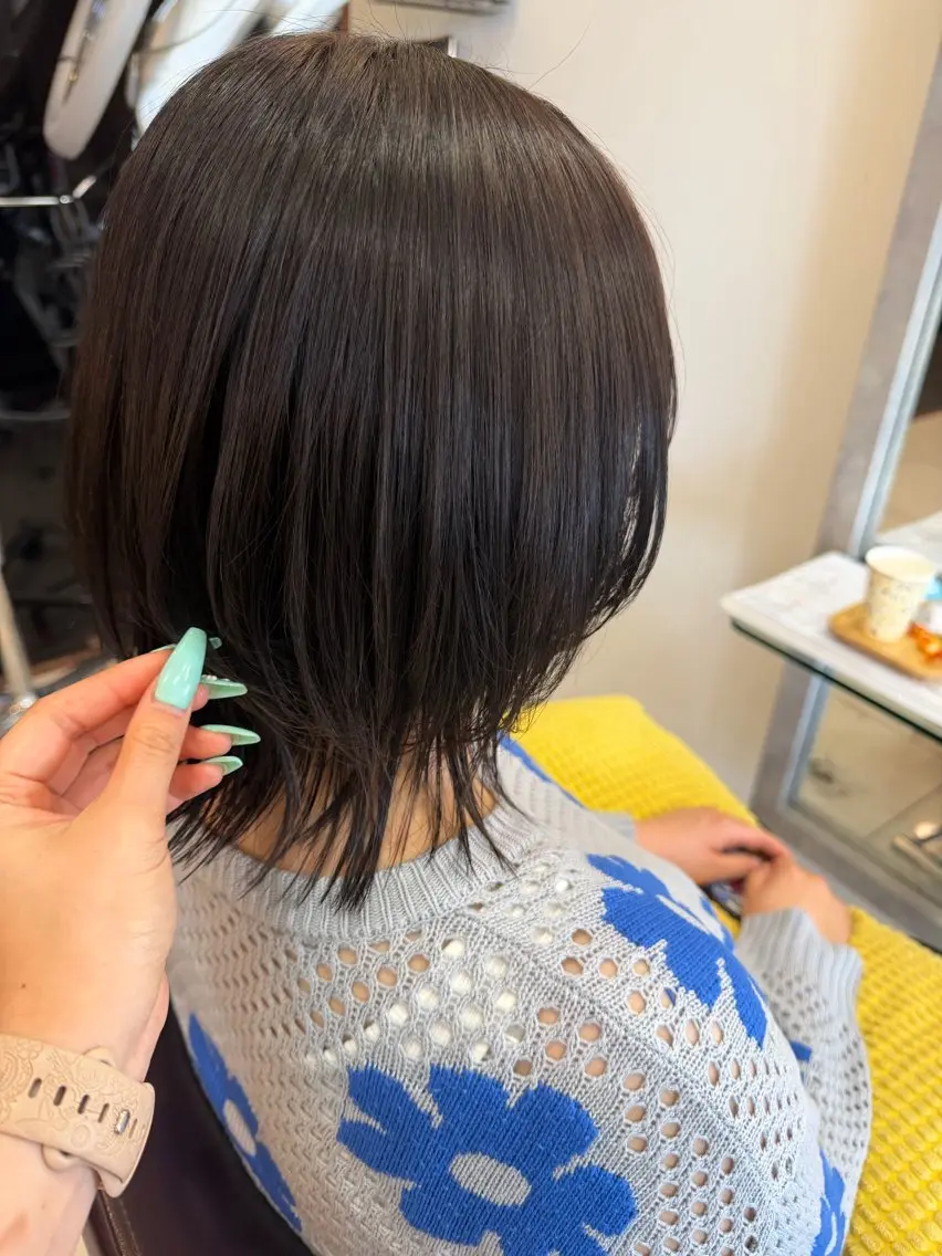 ショート カット トリートメント 林 莉瑠のヘアスタイル