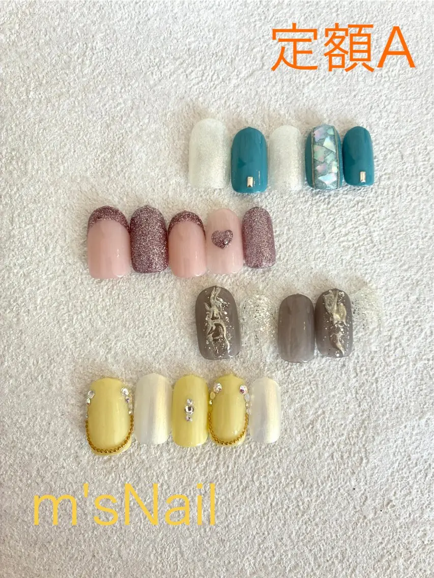 ネイル ジェルネイル パラジェル m'sNail 福岡西区 ネイルのネイルデザイン