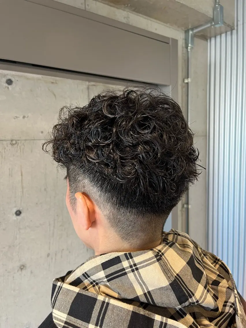 パーマ ヘアアレンジ メンズ カット パーマ トリートメント ボブ×艶カラー 特化・リクト💥のヘアスタイル