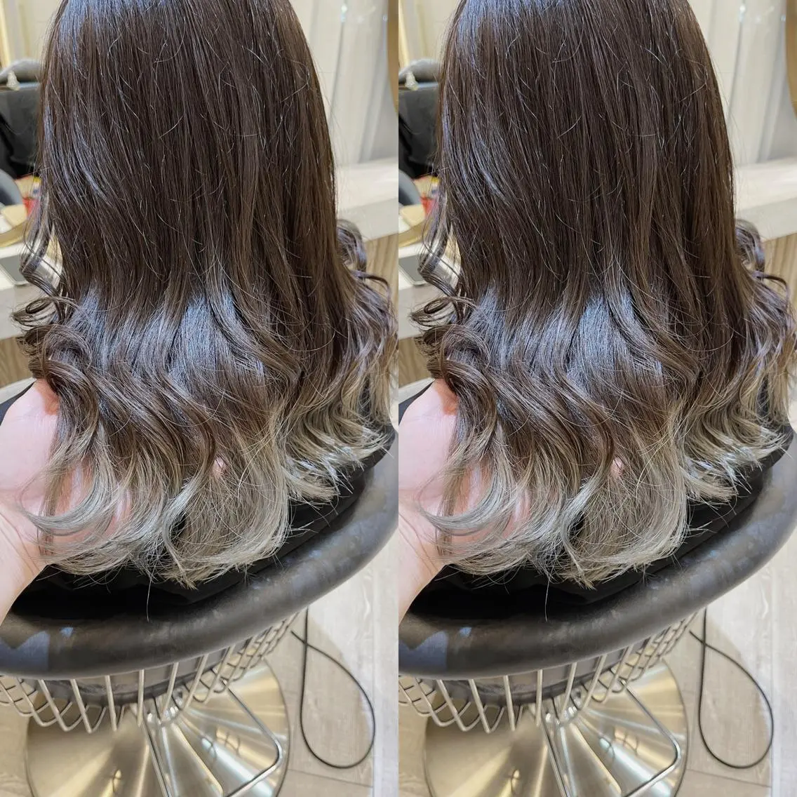 ミディアム カラー 佐々木 裕一のヘアスタイル