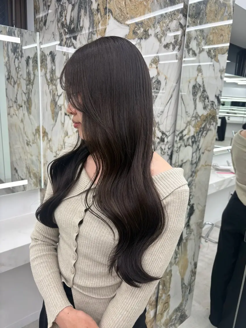 カラー ブラウンカラー オリーブブラウン ヘアカラー 🩶カネコ ユラ🩶のヘアスタイル