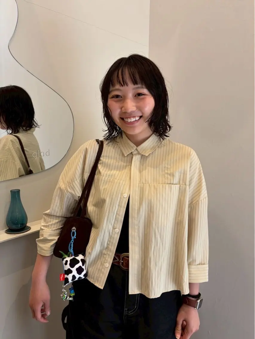 ミディアム カラー glad hairのヘアスタイル