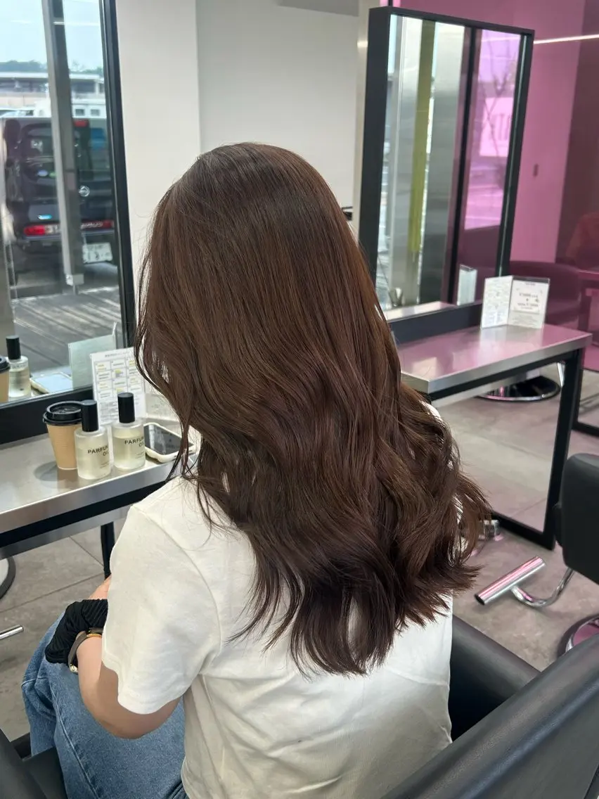 ロング 🌿‬髪質改善カラー 菊池梨麻🌿‬のヘアスタイル