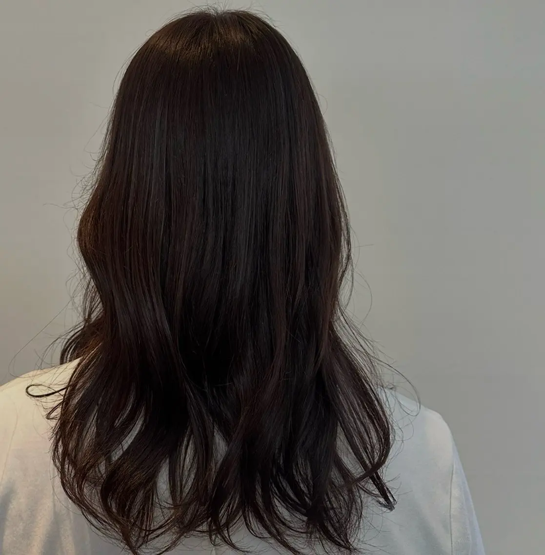 ロング カラー 藤原 蓮のヘアスタイル