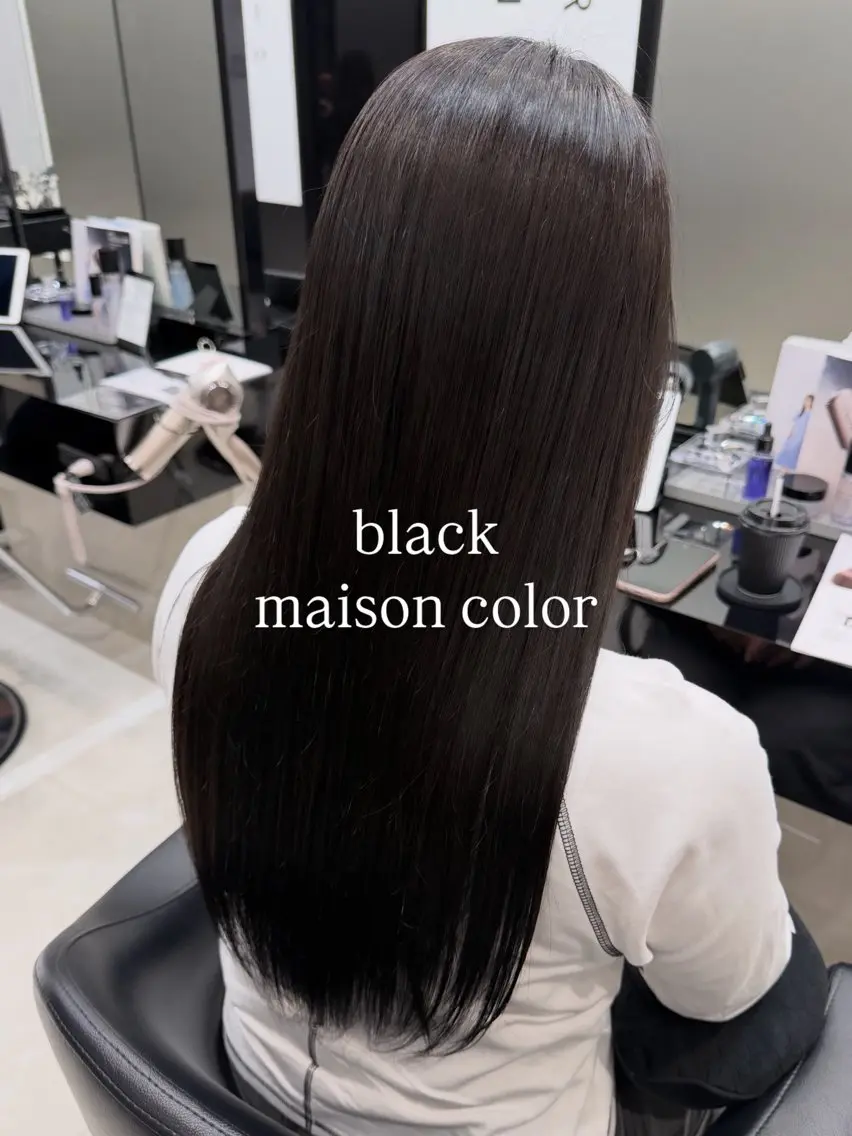 ロング カラー ヘアカラー トリートメント 💜ひな💜韓国レイ ヤー/透明感/美髪のヘアスタイル