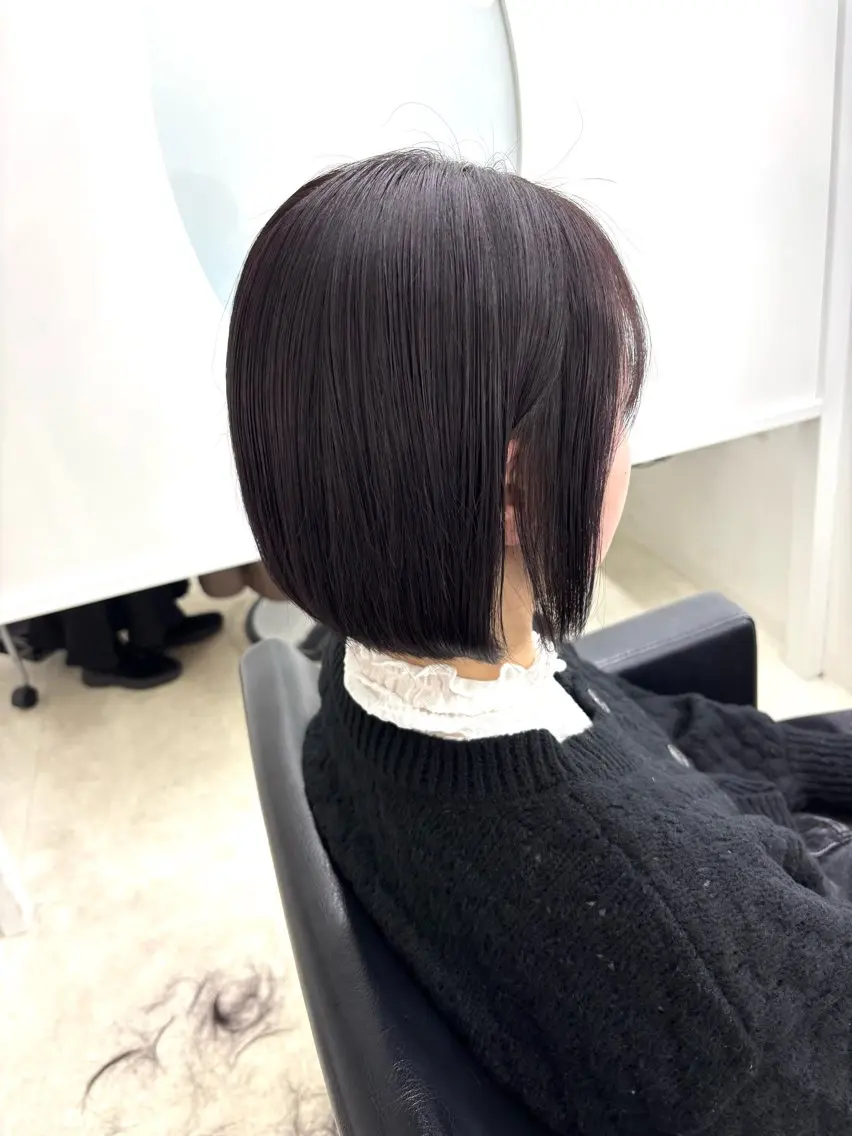 ショート カラー カット ヘアカラー トリートメント 冨木 雄斗のヘアスタイル