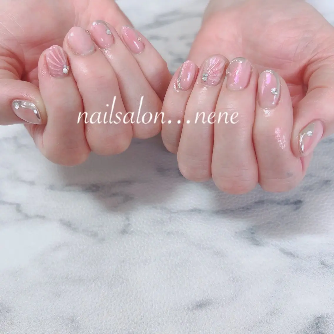 ネイル ピンク nailsalon ...neneのネイルデザイン