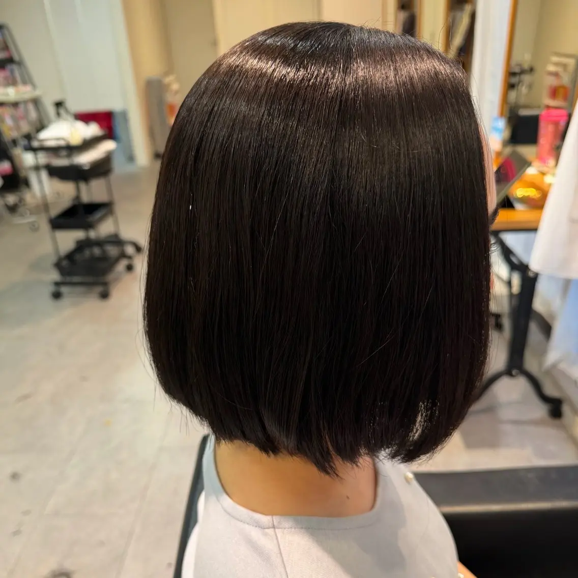 カット 縮毛矯正 相良 美羽のヘアスタイル