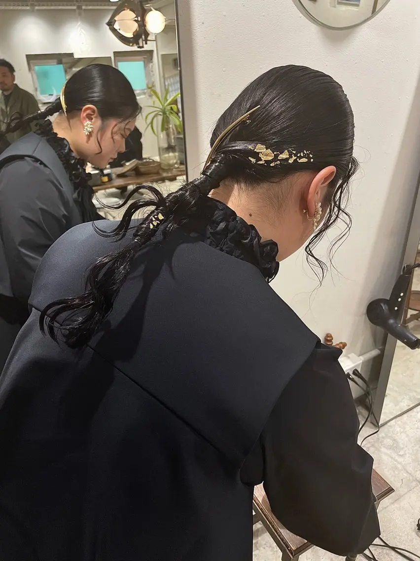 ロング ヘアアレンジ 🪐ナチュラルモード ヘア🪐honokaのヘアスタイル