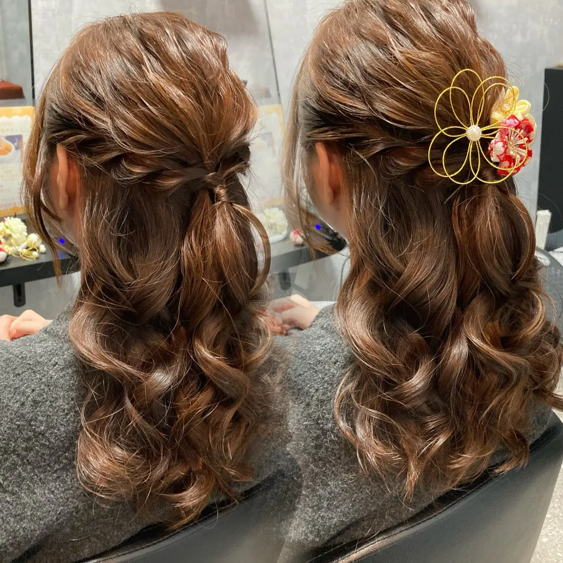 ヘアアレンジ ヘアセット マツエク　マツパ 美眉Waxのマツエク・マツパデザイン