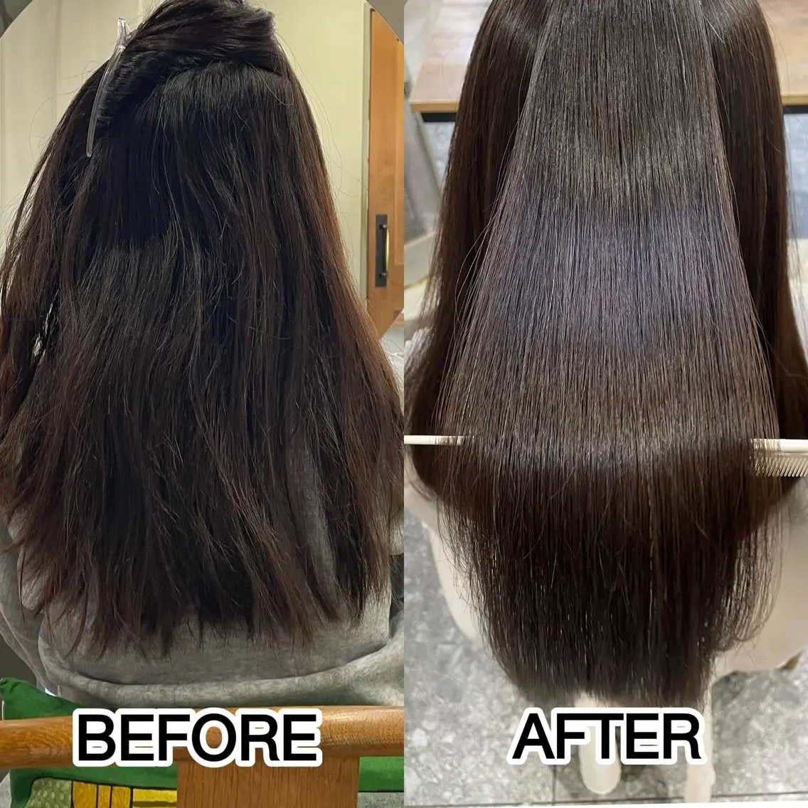 ロング 髪質改善 トリートメント 野間 祐哉のヘアスタイル