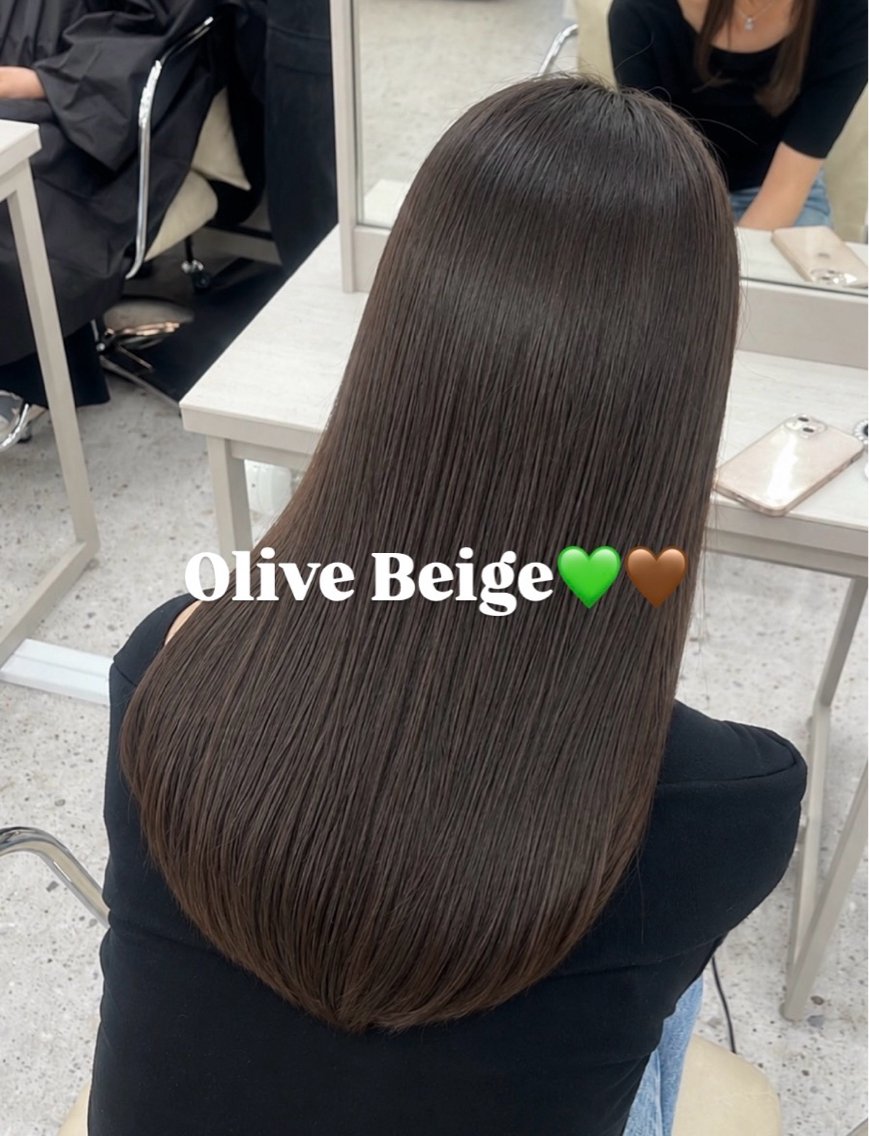 ロング カラー カット ヘアカラー トリートメント COCO reiのヘアスタイル