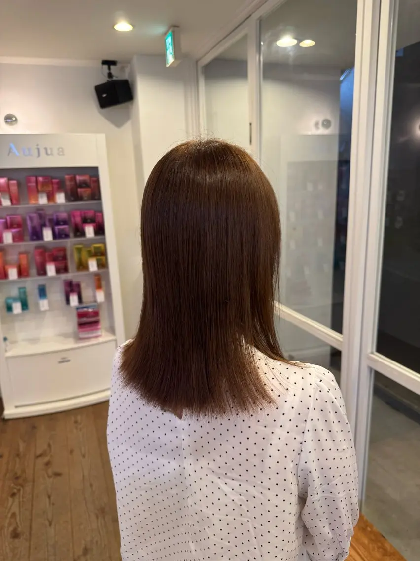 カラー ベージュカラー ヘーゼル 【YARD.】橋本 稀乃のヘアスタイル
