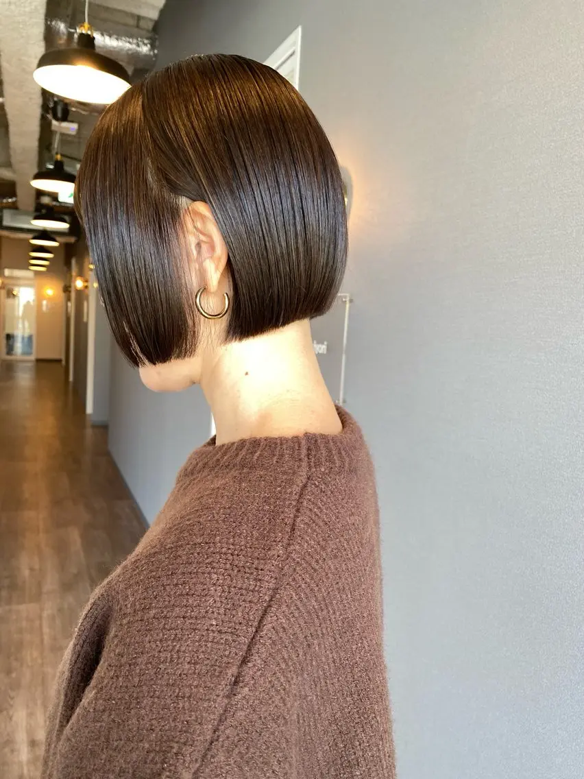 ショート カラー カット ヘアカラー トリートメント 似合わせカラーパーマ 🌿kitin米川のヘアスタイル