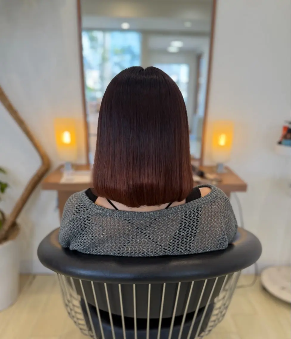 ミディアム カラー Asai Marikoのヘアスタイル