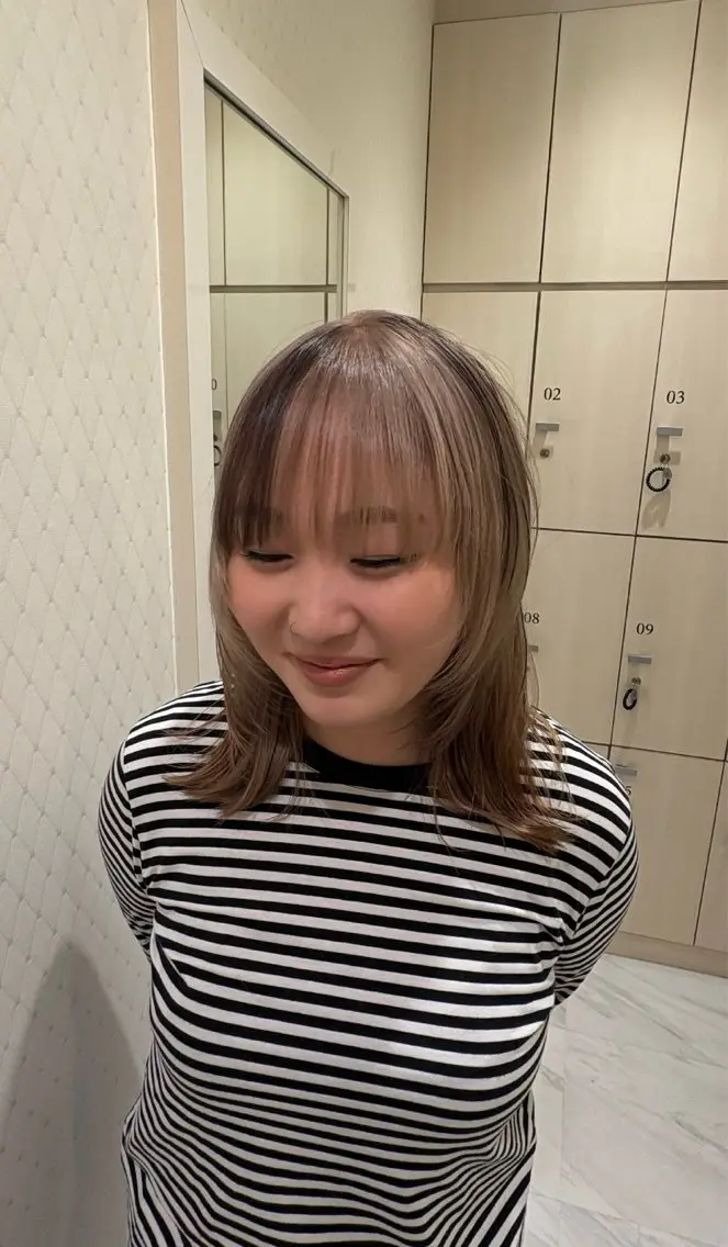 ミディアム レイヤーカット/ YUZUYU🎀のヘアスタイル