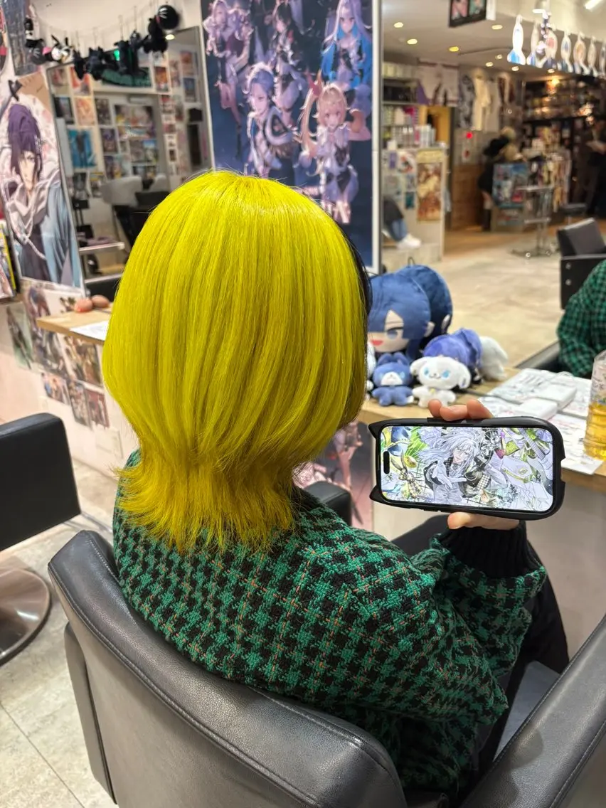 ショート カラー ヘアカラー トリートメント 推しカラー/ ミクのヘアスタイル