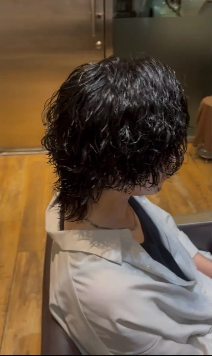 🌟【ミニモ限定クーポン】メンズカット＋特殊パーマ＋トリートメント【ツイスト、波巻き等】🌟#波巻き#ツイスト#ツイスパの写真