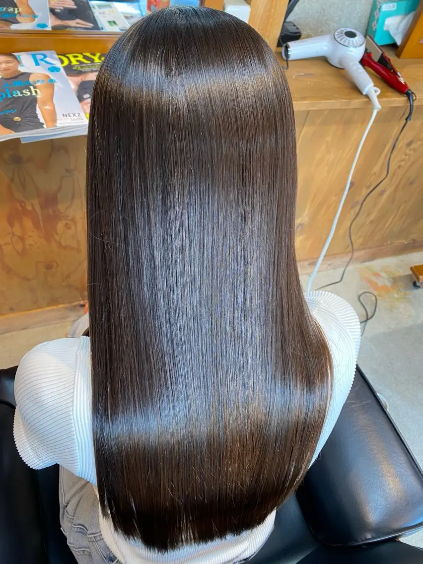 ロング Okazaki Tatsuyaのヘアスタイル
