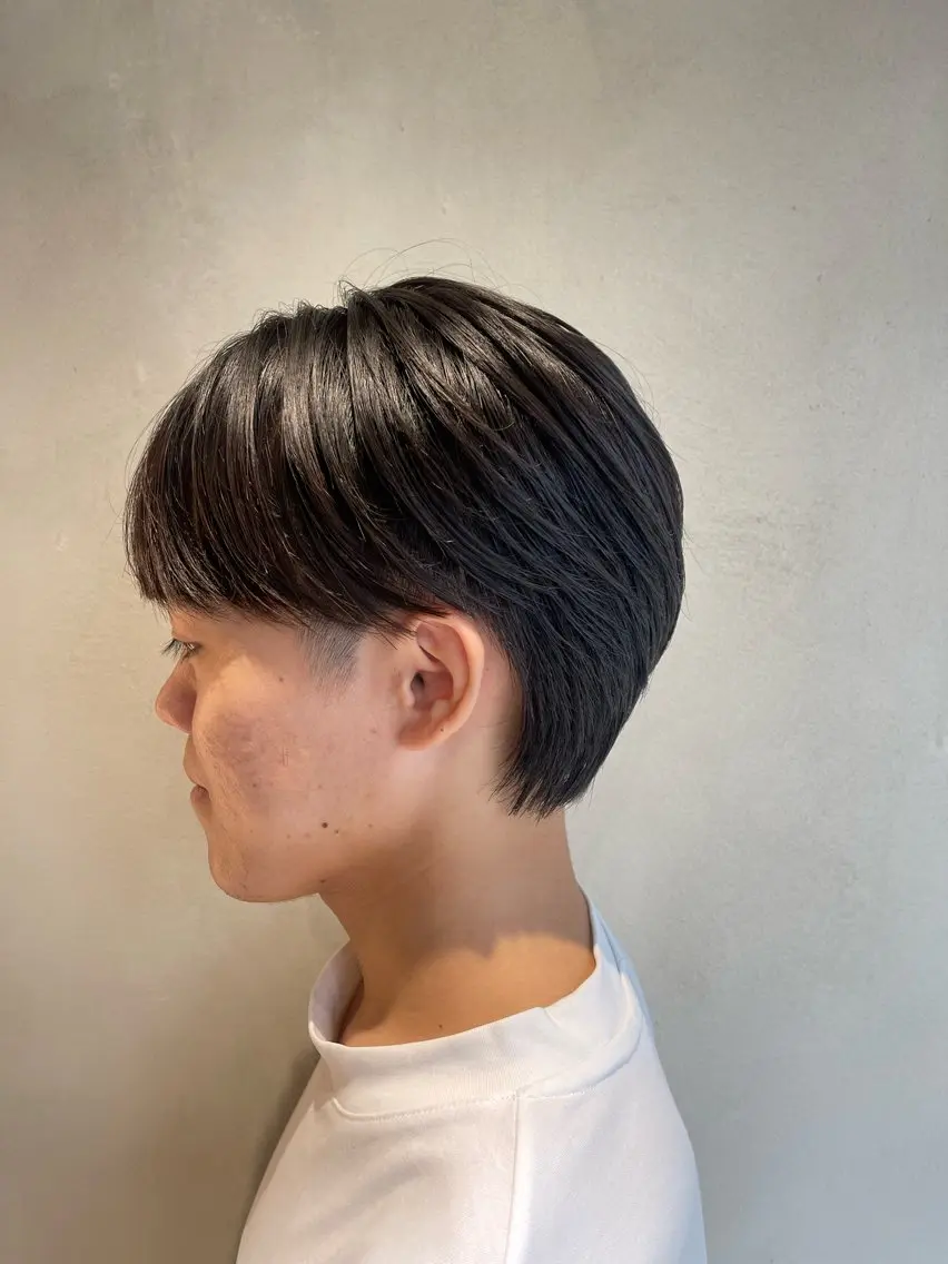 メンズ ボブ／メンズパーマ 琢磨のヘアスタイル