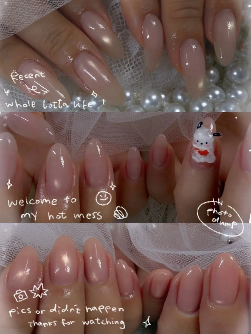 ネイル チークネイル フレンチネイル ガーリー ガラスフレンチ グラデーション ハンドネイル ハンドケア Chill Nailsalonのネイルデザイン